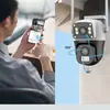 Cámara de Vigilancia Inteligente para el Hogar Jiu'an Solution de Doble Pantalla, WiFi de Alta Definición Monitoreo Remoto Interior