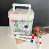 Marcador Acrílico Pluma de Acuarela Infantil Recarga para Estudiantes de Primaria Pintura Artística Color Opaco Especial Apilable Jardín de Infancia