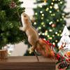 Decoración Navideña de Ardilla para Nuevo Producto Transfronterizo Colgante de Ardilla Artificial Decoración Navideña Decoraciones Creativas para Árbol de Navidad