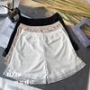Huizhixin 1123 Hilo de Seda de Hielo pantalones de seguridad leggings anti-exposición para mujer borde de encaje sin costuras shorts de seguro para el hogar