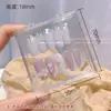 Arte de Uñas Tiras Adhesivas de Cristal Sin Cortar Cinta de Doble Cara Exhibición Puntas de Uñas Acrílicas Caja de Almacenamiento Al Por Mayor en Stock