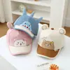 Gorro de Bebé Versión Coreana Lindo Oso de Dibujos Animados Gorra de Béisbol Primavera Verano Nuevo Sombrero para el Sol Protección Solar Infantil Gorra de Pico