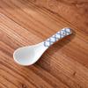 Porcelana Japonesa Azul e Branca Pequena Colher de Sopa Cerâmica Colher de Arroz Colher de Sopa Doméstica Colher de Cozinha Colher de Tempero Colher de Açúcar Suplemento Alimentar
