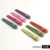 Pinza de pico de pato para maquillaje de moda estilo coreano, básico y simple, alto valor estético, pinza lateral, no deja marca, nuevo modelo 2026, pinza para el cabello elegante