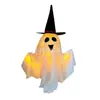 Adornos de Fantasma Brillante para Halloween, Sombreros de Bruja, Luces Ambientales, Accesorios de Decoración para Escena de Fiesta