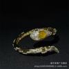 Pulsera de calcedonia nueva con diamantes completos pulsera de serpiente espíritu de moda venta al por mayor generación en vivo