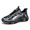 Sapatos masculinos plus size transfronteiriços Caleb tênis esportivos respiráveis tendência leve almofada de ar aumento sapatos de viagem 36-47