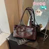 Bolso de Mujer 2026 Verano Nuevo Casual Versátil Color Sólido Textura Simple Moderno para Viajar Bolso de Hombro