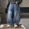 Pantalones para niño para otoño 2026, nuevos jeans elegantes de estilo coreano para bebé niño primavera y otoño, pantalones largos geniales y guapos para niños