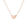 Collar para niñas, collar de esposas de acero de titanio de alta calidad para mujeres, collar de diseño de nicho para mujeres, cadena de suéter que combina con todo larga