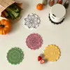 Chunqi DIY Molde de Resina de Yeso para Aromaterapia, Alfombrilla Aislante, Patrón de Mandala, Posavasos Redondo, Molde de Silicona