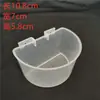 Suministros para Palomas/Bebedero de Plástico para Palomas Caja de Comida/Caja Colgante para Jaula/Bebedero de Agua para Palomas Comedero/Caja de Comida para Pájaros Caja de Agua Mitad