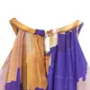 Superventas Transfronterizo de AliExpress 2026 Primavera Nuevo Vestido Casual con Estampado y Cuello Halter para Mujer 3897119