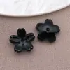 25 Tipos de Vidro Esmaltado Degradê de 10mm Flores de Flor de Cerejeira de Cinco Pétalas Materiais para Acessórios de Cabelo DIY Feitos à Mão Estilo Vintage