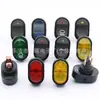 Interruptor de Luz Ovalado Asw-20D-3 12V30A Interruptor de Modificación de Luz para Coche Tipo Barco Balancín de Luz