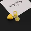 Llavero de Corazón Estéreo Femenino Colgante Decorativo para Funda de Auriculares Bolso Material Decorativo Pequeños Accesorios
