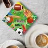 MM252-ZJ Esportes com Bola Praça Tecido Esportivo Festa Esportiva Louça Futebol Futebol Futebol Decoração Tecido Descartável