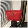 Bolso de Mujer 2025 Nueva Moda Primavera Estilo Occidental Bolso Portátil Casual Casual Color Sólido Bolso Clutch de Gran Capacidad para Mujer