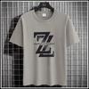 Nuevo Verano para Hombre Versátil de Gama Alta de Fabricante Original Camiseta de Manga Corta Absorbente de Sudor Manga Media para Hombre Versión Holgada Versátil Cuello Redondo