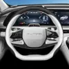 Adecuado para la funda del volante Xingtu Yaoguang, 24 modelos, cubierta de volante de coche ultra delgada especial cdm Lingyun Lanyue Chaiwind para todas las estaciones