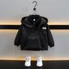 Chaqueta Infantil Dos en Uno 2025 Nueva Otoño e Invierno Desmontable Ropa Infantil Roja Moda Niños Chaqueta de Otoño Tendencia