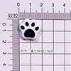 Acessórios de Panda de Borracha Macia em PVC de Desenho Animado, Patch, Pingentes Personalizados para Sapatos, Capa de Celular, Ímã de Geladeira, Acessórios de Decoração DIY