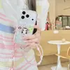 Notas adhesivas de dibujos animados son adecuadas para funda de teléfono Apple 17Promax con cordón iPhone16Pro/15PM/14PM/13
