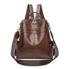 Mochila Transfronteriza para Mujer 2026 Ligera de Cuero Suave Bolso para Viajes Diarios Gran Capacidad Multifuncional Simple Bolso Casual de Viaje