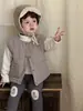 Ropa para Niños Estilo Otoño/Invierno Engrosada Bebé 2026 Nuevo Chaleco de Algodón Estilo Coreano Ropa Infantil Chaleco de Algodón para Niños