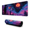 Mouse Pad para Jogo Estilo Anime Super Grande Borda Travada Menino E-sports Jogo Computador Pad Grande para Teclado Espessado Antiderrapante