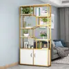 Armario de oficina con panel de hierro, estante de almacenamiento, estilo industrial, mueble de almacenamiento para sala de estar, vitrina, estantería para recibidor