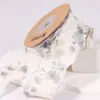 Estilo Pastoral Pequeña Flor Ruffled Cinta Lazo DIY Decoración Sombrero de Paja Material Hecho a Mano Regalo ramo Cinta