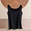 Camiseta interior sin costuras de seda helada para mujer, verano, sexy, ultrafina, antitransparente, anti-exposición, top tipo tubo que envuelve el pecho, camisola básica