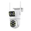Cámara Binocular Inalámbrica HD Icsee Cámara Domo para Exteriores con Visión Nocturna a Color Control Remoto por Teléfono Móvil A25 Monitor Inteligente