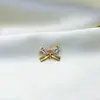 Nuevo Colgante de Mariposa con Lazo de Cobre y Flor Estilo Dulce Fresco Versátil Lindo DIY Hecho a Mano Accesorios de Joyería para Collar