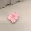 Pasador de Flor de Huevo Flor Rosa Dulce Pin de una Palabra Adorno para el Cabello de Flor de Cerezo para Niños Regalo para Clase Jardín de Infancia Cuerda para el Cabello Anillos para el Cabello