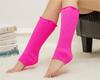 Calcetines de Ballet Fluorescentes Rizados de Moda Estilo Coreano para Bailar Yoga Leggings de Lana Tejida Calcetines Fabricante Mayorista