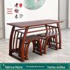 Jardim de Infância Pintura Guqin Xadrez Mesa e Cadeira Caligrafia Tabela Nova Chinesa Solid Wood Sinology Desk Elm Tea Table