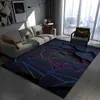 Alfombra Estéreo 3D Transfronteriza Sala de Estar Mesa de Café Cojín de Sofá Habitación de E-sports Alfombra Decorativa Cojín Etiquetado Independiente