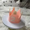 Sombrero de Cumpleaños para Niños ins Celebridad de Internet Corona de Fiesta Personalizada Sombrero para Mascota Ropa para la Cabeza de Bebé Vestimenta para los Cien Días
