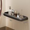 Estante de Almacenamiento para Baño Baño Inodoro Lavabo Sin Perforaciones Baño Baño Estante de Almacenamiento Montado en la Pared