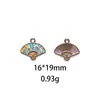 Serie de Playa Oceánica de Verano Accesorios de Joyería DIY de Aleación Accesorios para el Cabello Transfronterizos Colgantes para Llaveros Colgantes de Esmalte