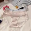 Chica Cereza Vintage 10A Suave Ribete de Encaje Cintura Media Agradable al Tacto Algodón Puro Ropa Interior Femenina Antibacteriano Entrepierna Extendida