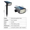Luces solares de suelo transfronterizas, luces para césped de exterior, luces para paisajismo de jardín, luces para iluminación de árboles, luces solares para iluminación de árboles de jardín