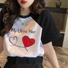 Camiseta feminina plus size de manga curta 100 algodão, estilo coreano, para verão, para meninas gordinhas, solta, slim, manga raglan, para estudantes