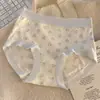Calcinha de Lyocell jacquard de cintura alta com controle de barriga e levantamento de glúteos para mulheres, sem costura 10A, entrepernas estendido, antibacteriana, tamanho plus size, modelo triângulo