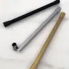 Tubo Redondo de Aleación de Aluminio Barra Decorativa Artículo para Gabinete Barandilla Anticaída Barrera de Valla Minimalista Moderna Accesorios de Ferretería