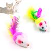 Nuevos suministros para mascotas juguetes divertidos para morder gato ratón colorido de 2 pulgadas caminante interactivo para gato con hierba gatera al por mayor