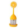Criativo 304 Aço Inoxidável Silicone Bola de Chá Fabricante de Chá Flamingo Filtro de Chá Tema de Verão Filtro de Chá