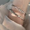 Pulsera Retro Nudo Industria Pesada para Mujer ins Diseño de Nicho Sentido del Viento Frío Apertura Ajustable Pulsera 2023 Nuevo